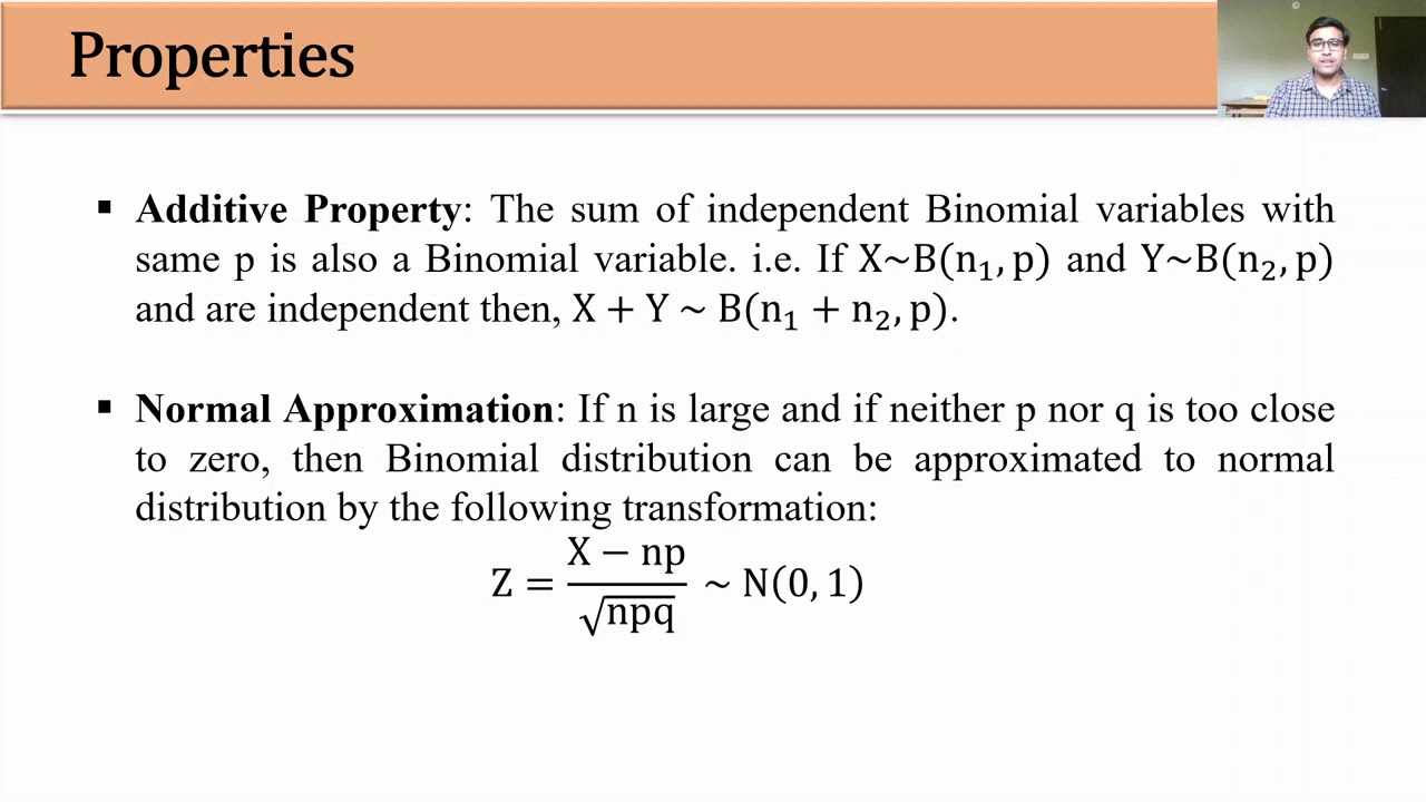 Properties Of Binomial Probability Distribution