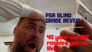 ALMOST 40 CARD PSA BLIND REVEAL - AMAZING HOF ROOKIE GRADE!