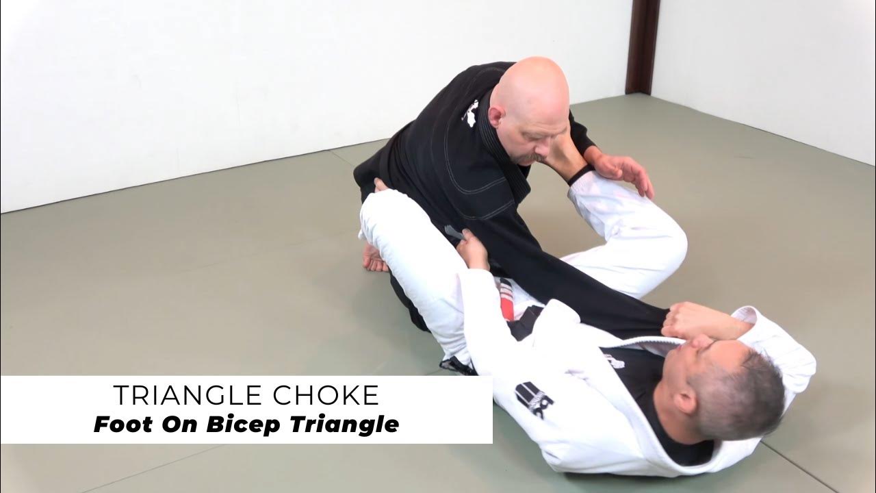 Spider Guard Foot On Bicep Triangle Choke YouTube