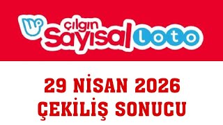 Çılgın Sayısal Loto Çekiliş Sonuçları 29 Nisan 2026