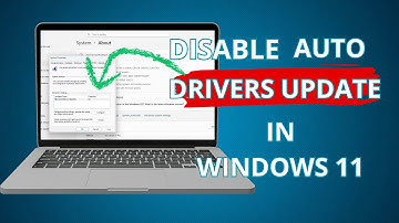 How to Disable Auto Drivers Updates in windows 11