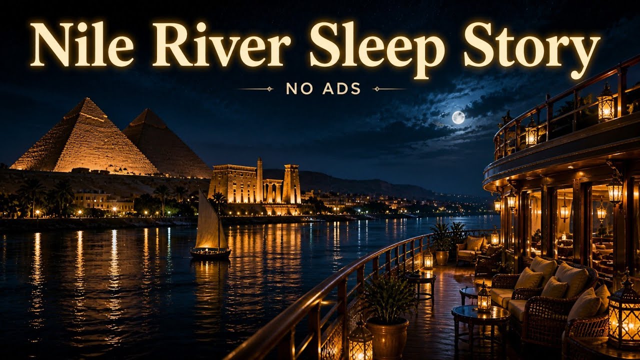 Nile River Cruise Sleep Story | Egypt Deep Sleep 🇪🇬 - YouTube