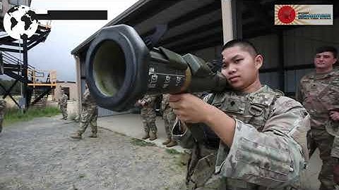 M136 AT4 anti-tank weapon train by U.S. Army Soldier  (4K video news)