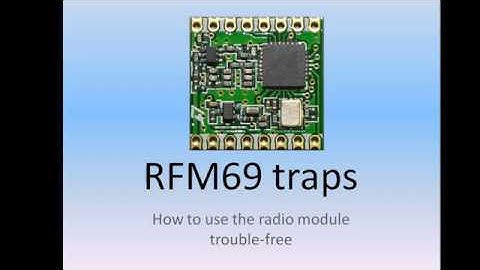 RFM69 tricks for young players - hints, info, help, solutions...