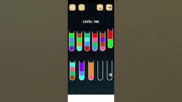 Color Sort Puzzle Level 186 Walkthrough Solution iOS/Android