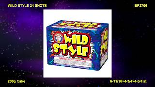 Wild Shot 24 Shots Brothers Pyrotechnics (Coming in 2019) | Red Apple Fireworks