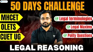 Legal Reasoning | Legal Maxims | Legal Terminologies | Polity Questions | MHCET | CUET UG | OLETS