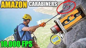 High Speed Video Testing Amazon Carabiners vs their Claims