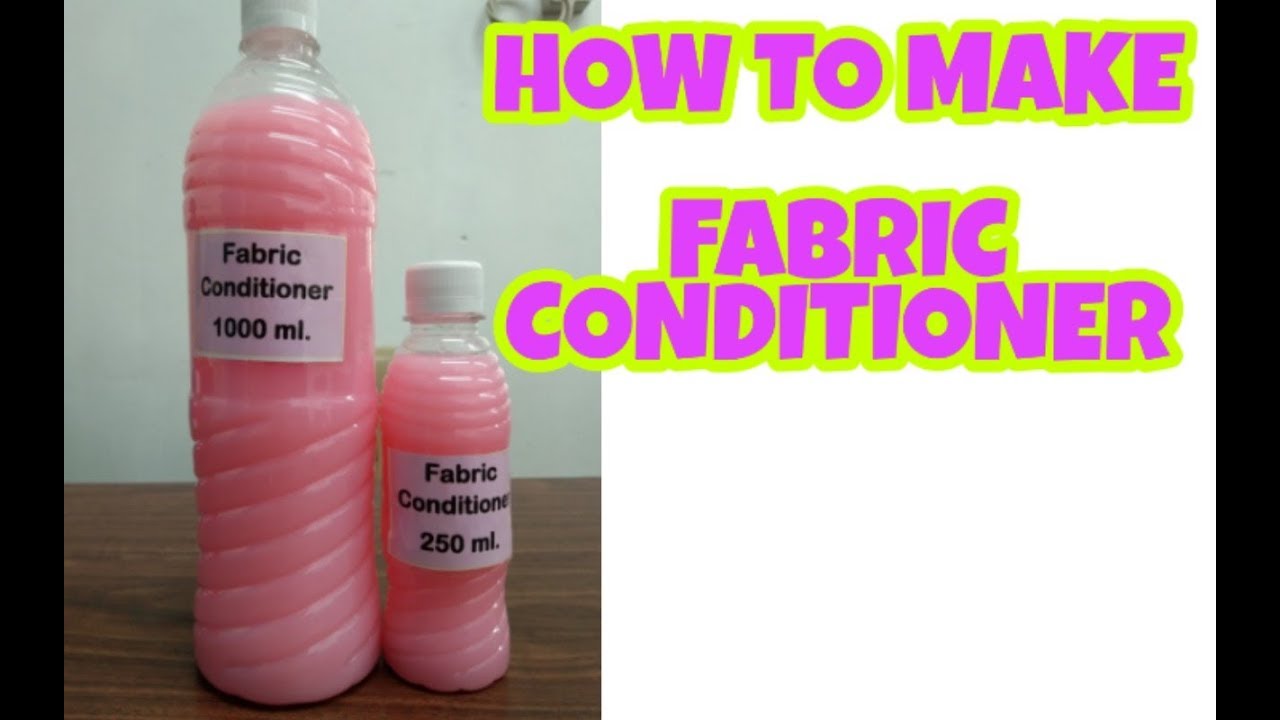 FABRIC CONDITIONER MAKING YouTube