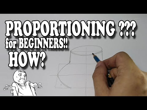Como desenhar | Proportioning Basic for Beginners