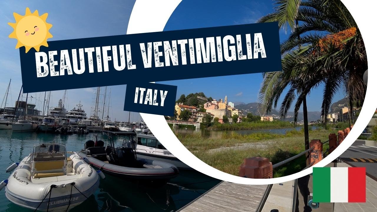 Visiting BEAUTIFUL Ventimiglia Italy ☀️ | Italian Riviera