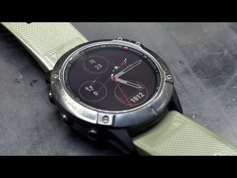 【修理交換後未使用】Garmin fenix 6 Sapphire GARMIN FENIX 6X】ボタン動作不良 バイブレーション不良