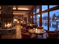 Cozy Winter Night Vibes ❄️ 🎷 Elegant Jazz Saxophone Music for Sleeping & Relaxing