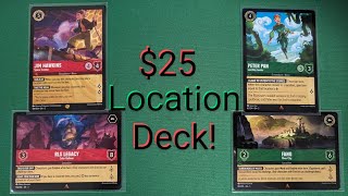 Disney Lorcana Budget Deck tech & Gameplay ($25) - Location Moving (Emerald Ruby)