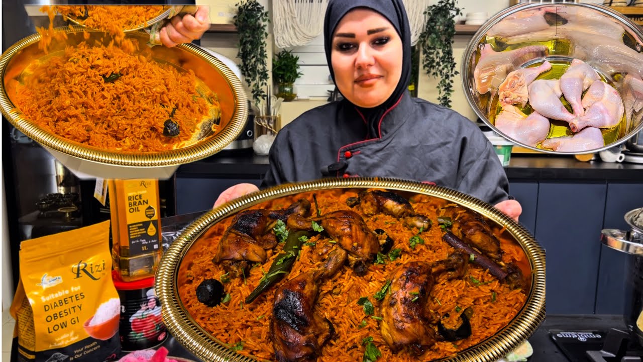 #food ‏كبسة سعودية بس من أيادي عراقية وبقدر واحد ‏انسي كل الطرق للكبسة