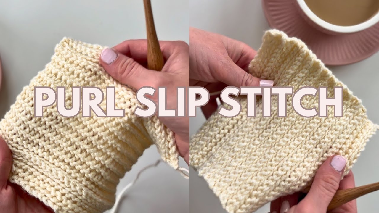 Purl Slip Stitch Crochet Stitch Tutorial | Learn to Crochet with Modern ...