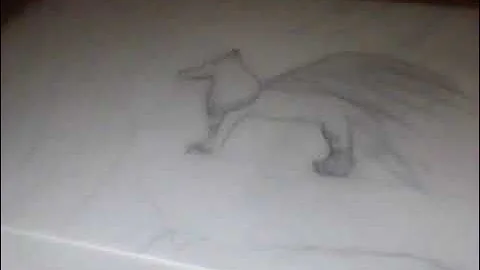 how to draw a hibryid wolf
