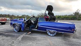 BIG Kandy Buick Electra Convertible! on Chrome BIG CAP 26s