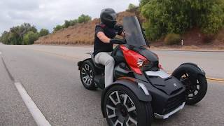 CanAm Ryker Quick Release Adjustable Windshield