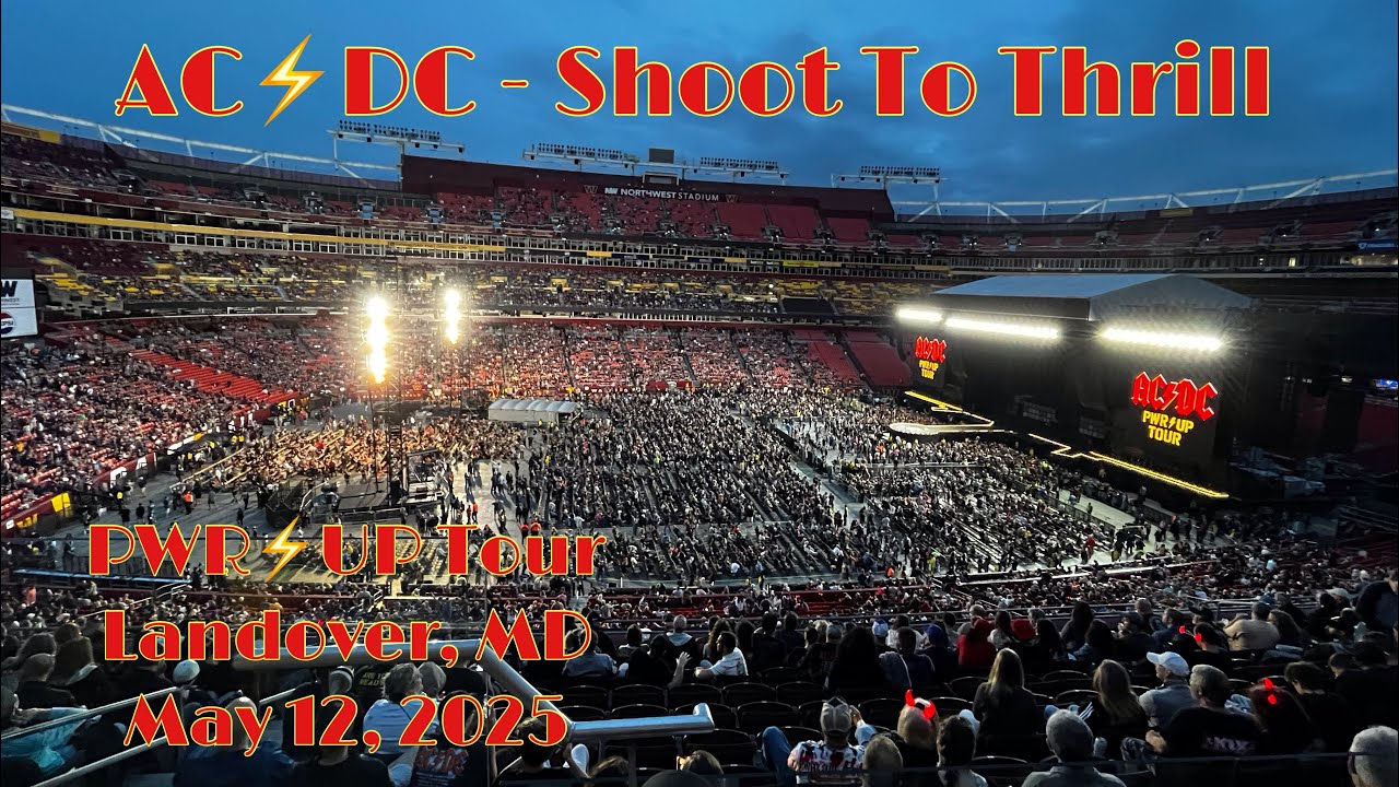 AC/DC - Shoot To Thrill - Landover MD 5/12/25 - YouTube
