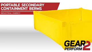 Portable Secondary Containment Berms - #GEAR2PERFORM - Norseman Protective Solutions