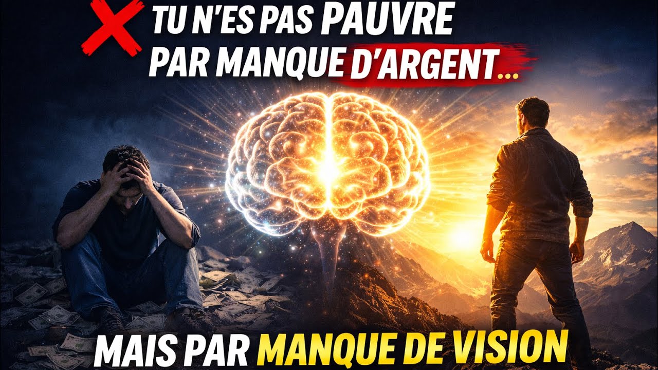 Tu n’es pas pauvre par manque d’argent… mais par manque de vision