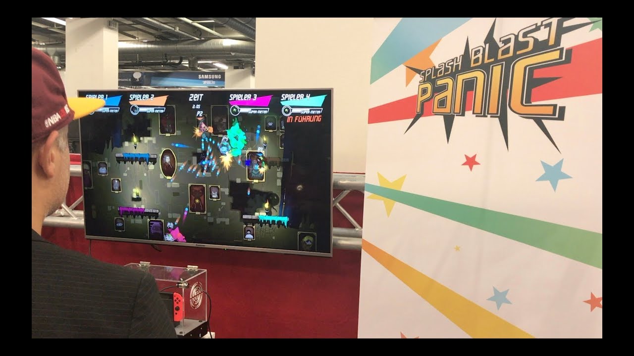 SCOOP Splash Blast Panic (Nintendo Switch) Fantasy Basel 2018 YouTube