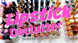 Makeup Declutter: Lipsticks Part 1 | Shelly Slays the Day