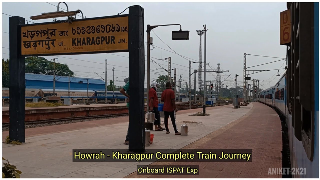 Onboard 130 KMPH ISPAT express || HOWRAH to KHARAGPUR || 130 action in SER !