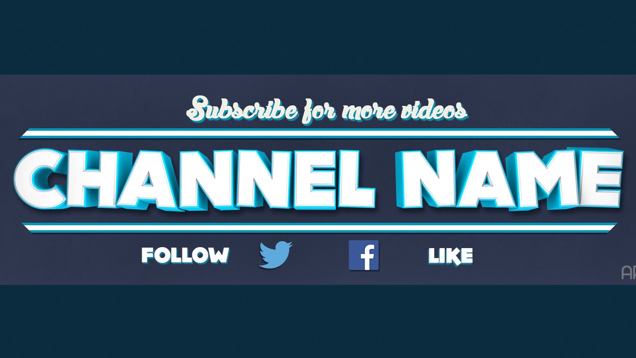 FREE 21D Youtube Banner Template - Cinema21D Youtube Banner Template Throughout Youtube Banners Template