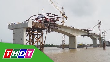 Cầu Gành Hào hơn 650 tỷ nối liền Cà Mau và Bạc Liêu sắp hoàn thành | THDT