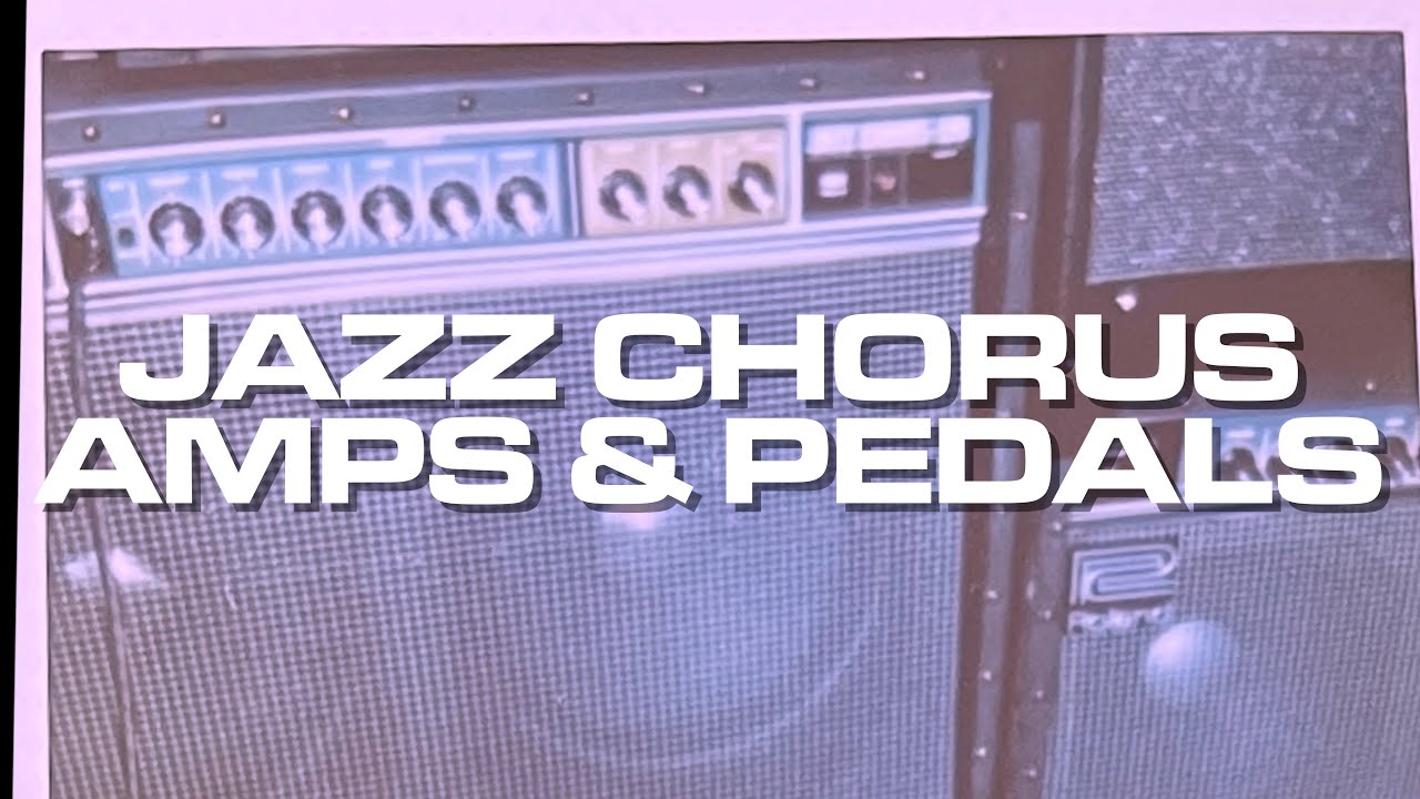 do roland JAZZ CHORUS amps sound good WITH GUITAR PEDALS? ft. reverb, distortion, delay & more