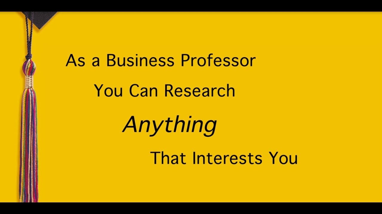 Interested In A PhD In Business YouTube