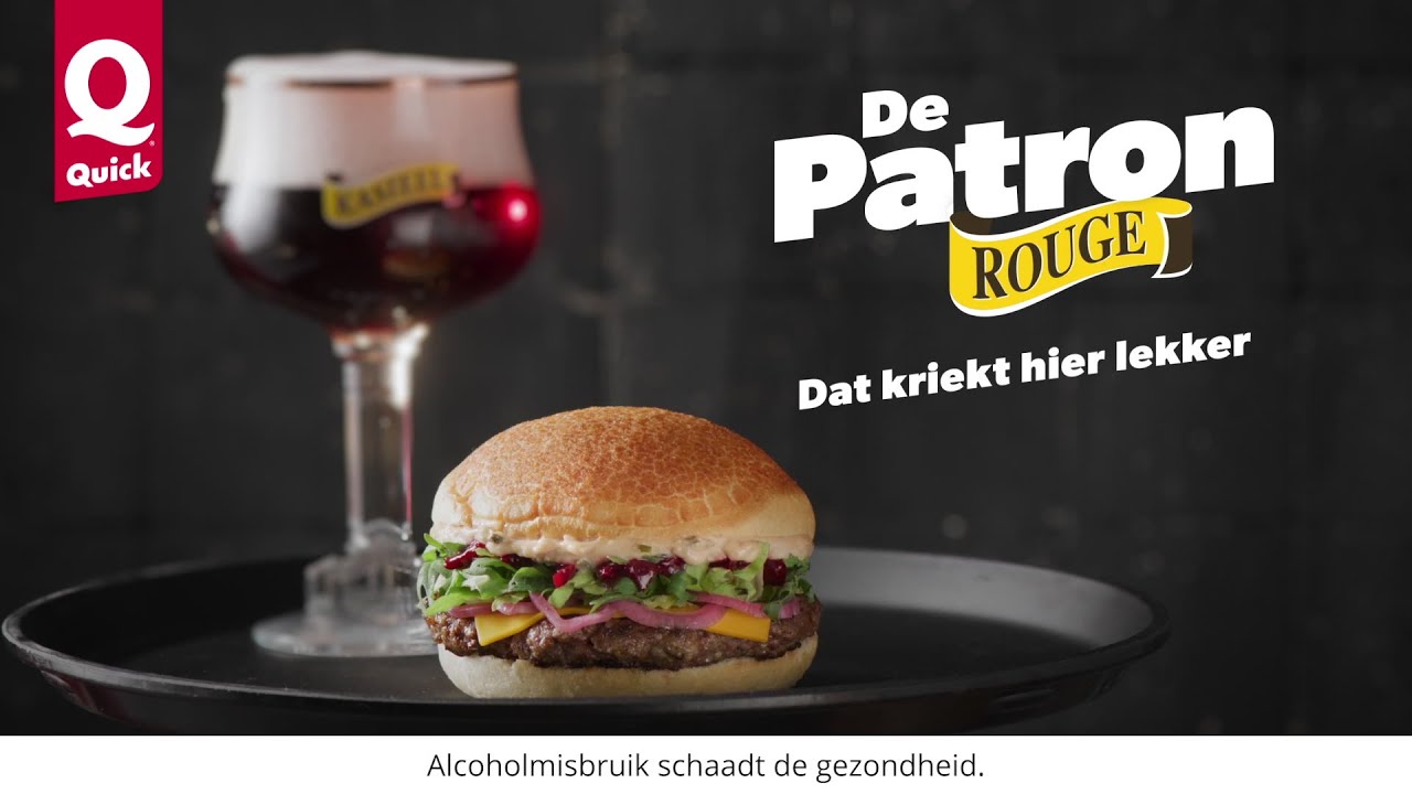 Quick Belgium — Quick - De Patron Rouge Burger (YouTube video ad)