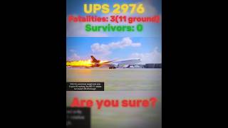 UPS 2976 #shorts #edit #planecrash