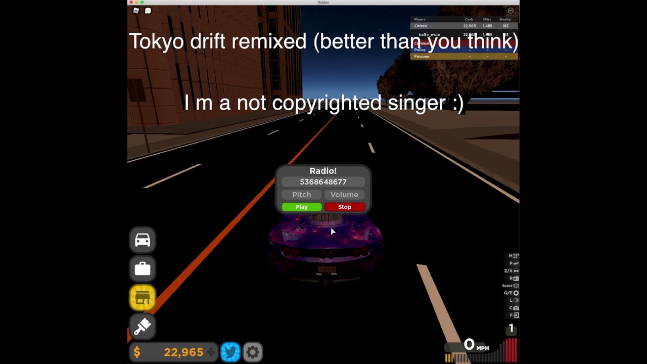 roblox vehicle simulator song id