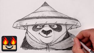 How To Draw Kung Fu Panda 4 | Po Sketch Tutorial