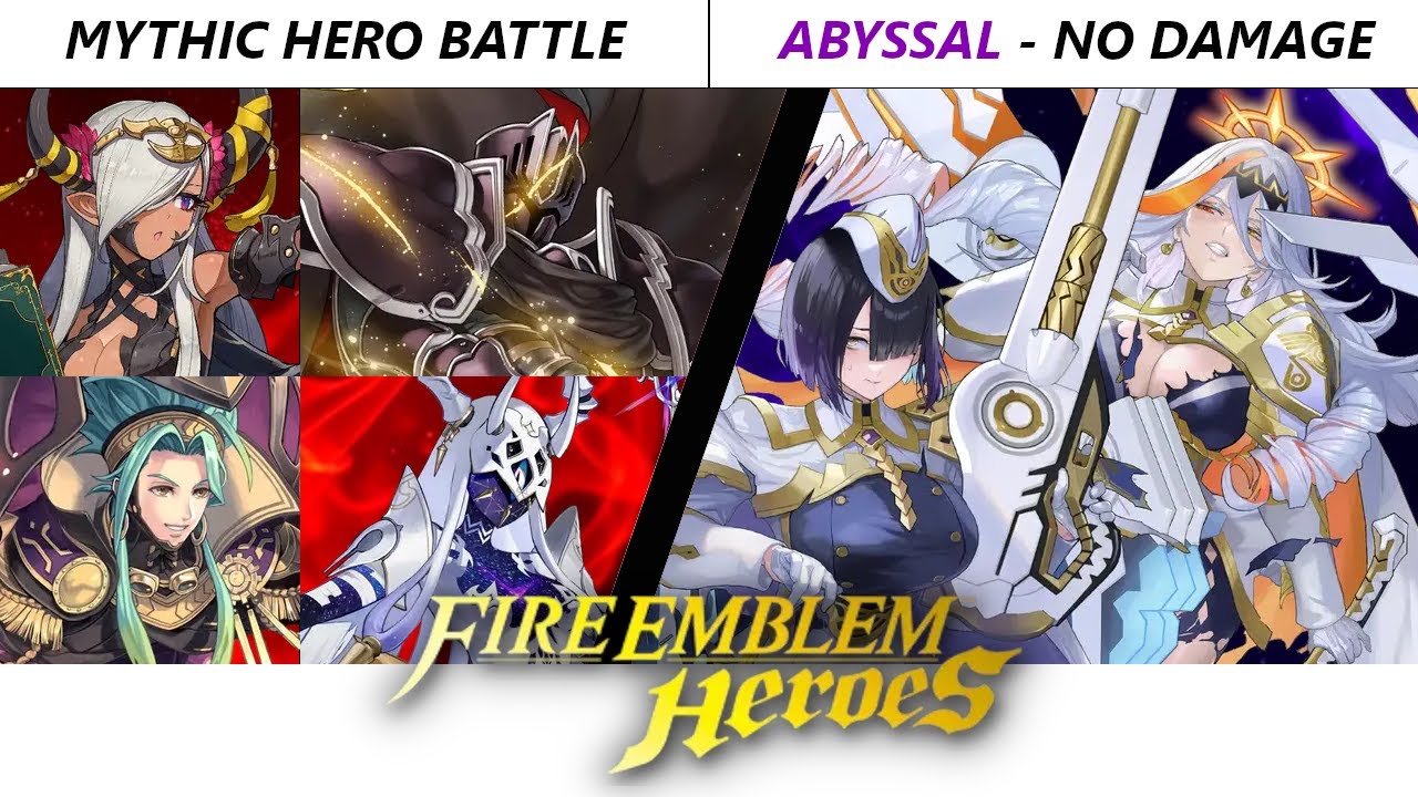 FEH - Double Mythic Hero Battle - Vs Baldr & Hodr (AbYsSaL! + No Damage)