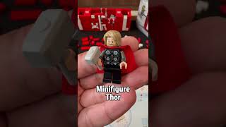 This LEGO Marvel Logo has a massive secret inside! 🤯💥 (76313) #lego #marvel #legomarvel #mcu