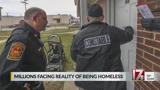 Millions now facing reality of being homeless