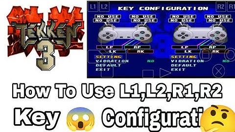 How To Use L1, L2, R1, R2 Button In Tekken 3 🤔| #tekken3 #gameplay #psp