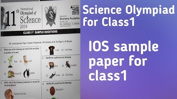 International Olympiad Of Science for class1 #olympiad #ios #science #exam  #scienceolympiad