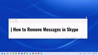 How to Remove Messages in Skype