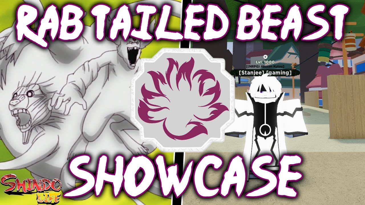 Shindo Life: Rab Tailed Beast Showcase - YouTube
