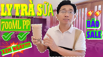 Ly Nhựa Trà Sữa 700ML PP | Bao bì Xanh