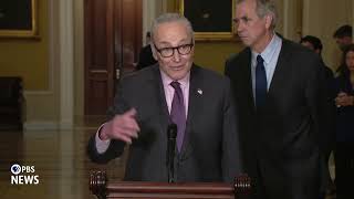 WATCH: Schumer met with Platner after report on explicit texts, says 'We're going to beat’ Collins