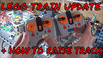 LEGO Train Update - How to Raise or Elevate LEGO Train Track