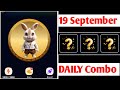 Rocky Rabbit Daily Combo Cards & Easter Eggs Today 19 September 2024