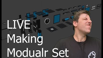 🔴 LIVE STREAM - Blender - Modular Set Creation
