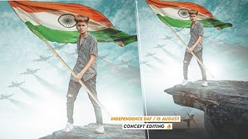 Independence Day Photo Editing || 15 August Photo Editing Tutorial || Rajaneditz